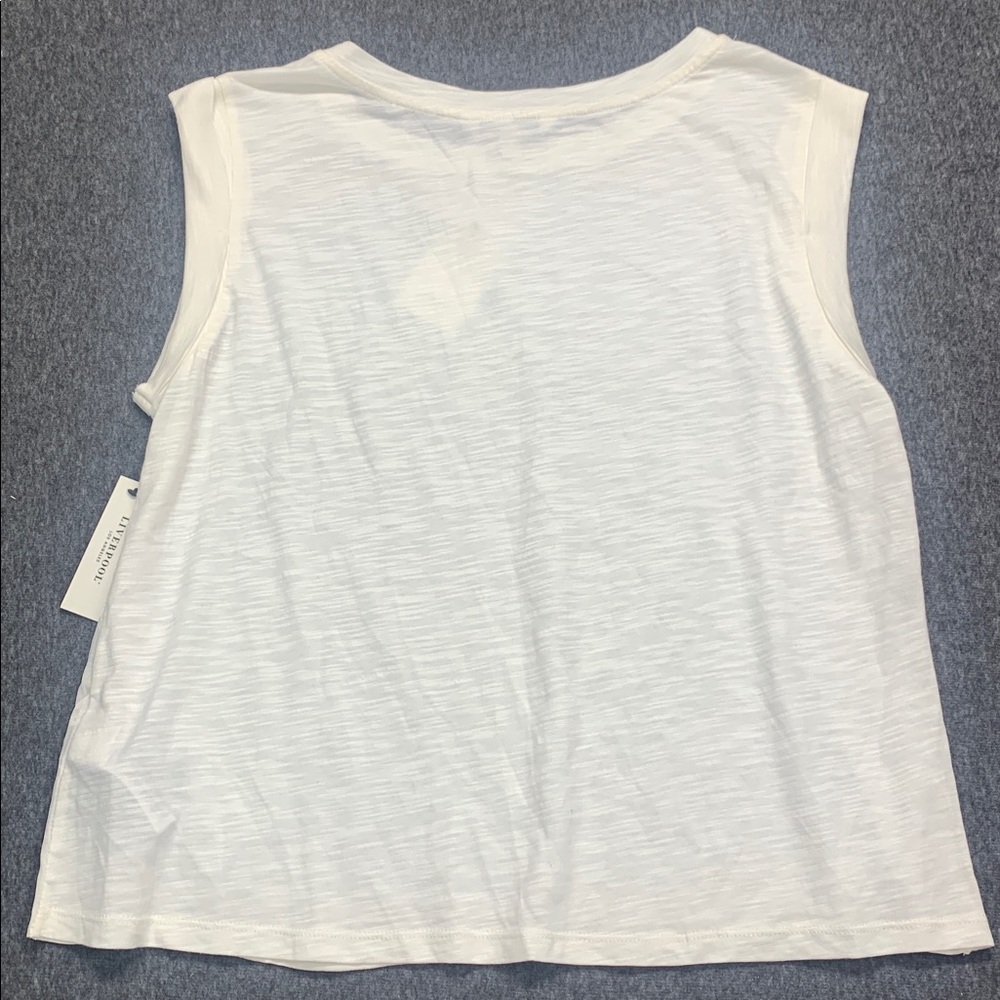 NWT Liverpool Cream/Off white Tank Top - Size MP Petite - Picture 2 of 7